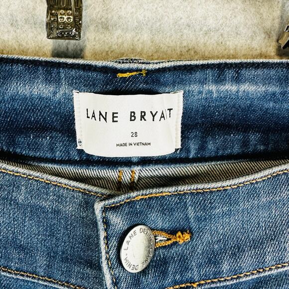 Lane Bryant Womans Sz 28 Flare Jeans High-Rise Blue Stretch Curvy Fit NWT - Picture 7 of 9